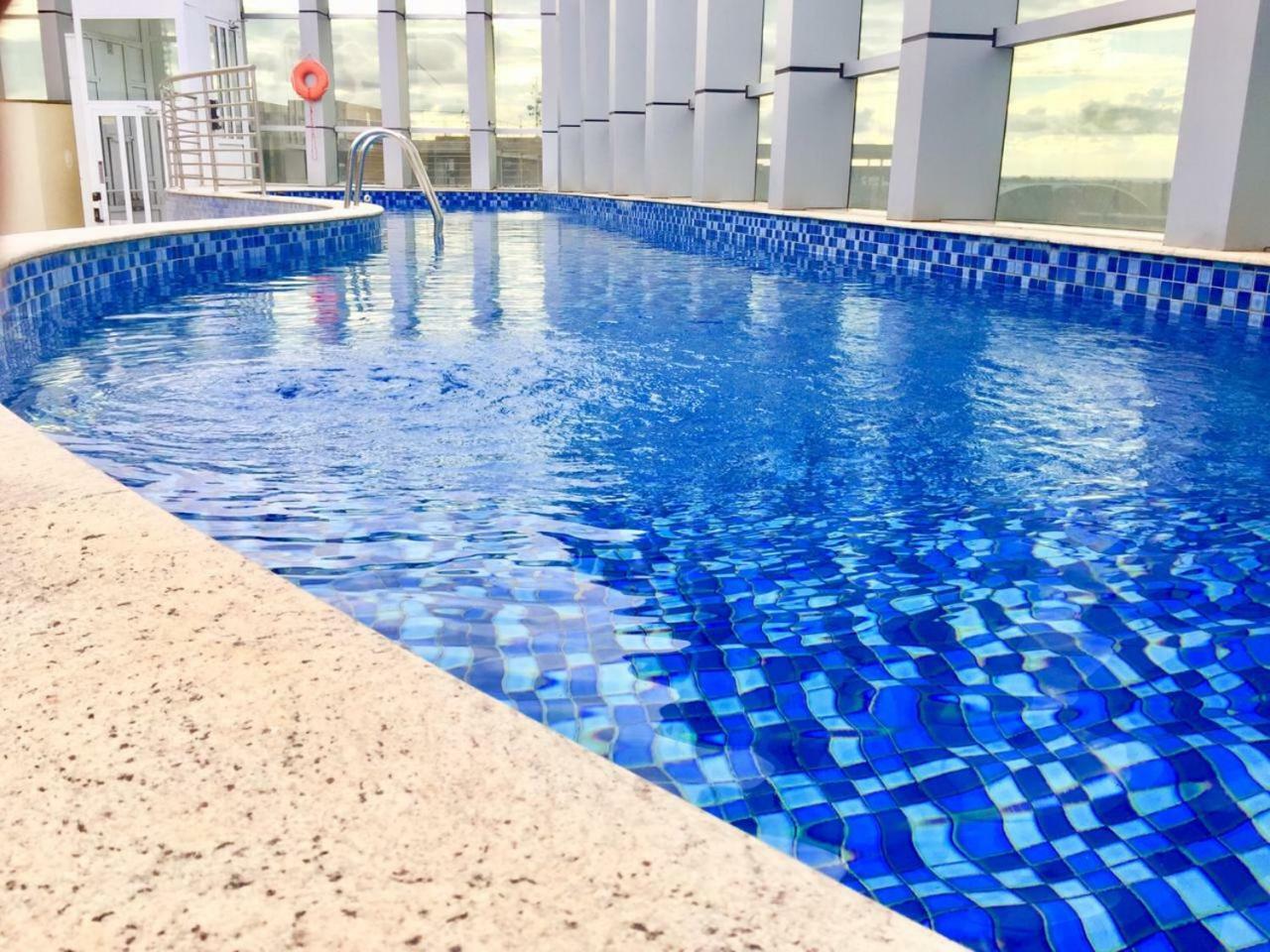 Flat Fusion Setor Hoteleiro Norte Com Servico Diario De Limpeza Brezilya Dış mekan fotoğraf